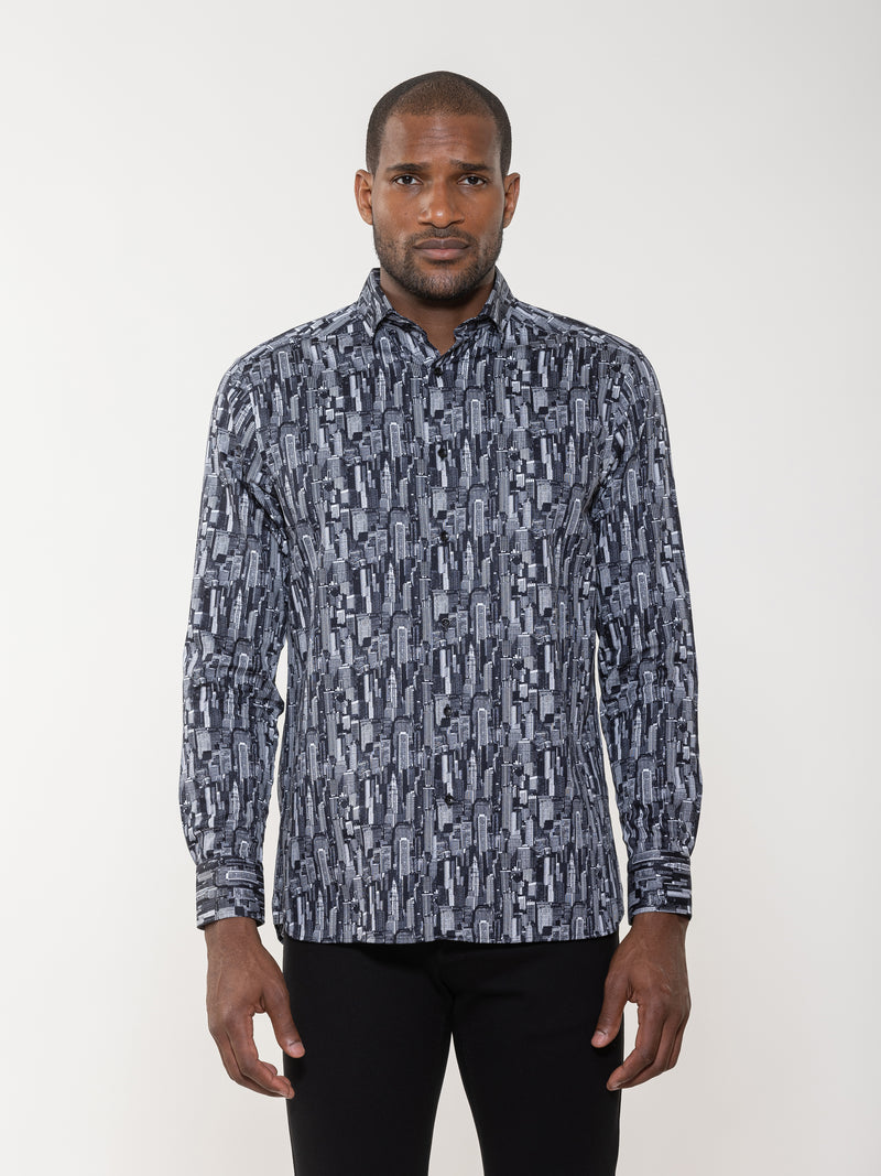 City Scape Printed Shirt