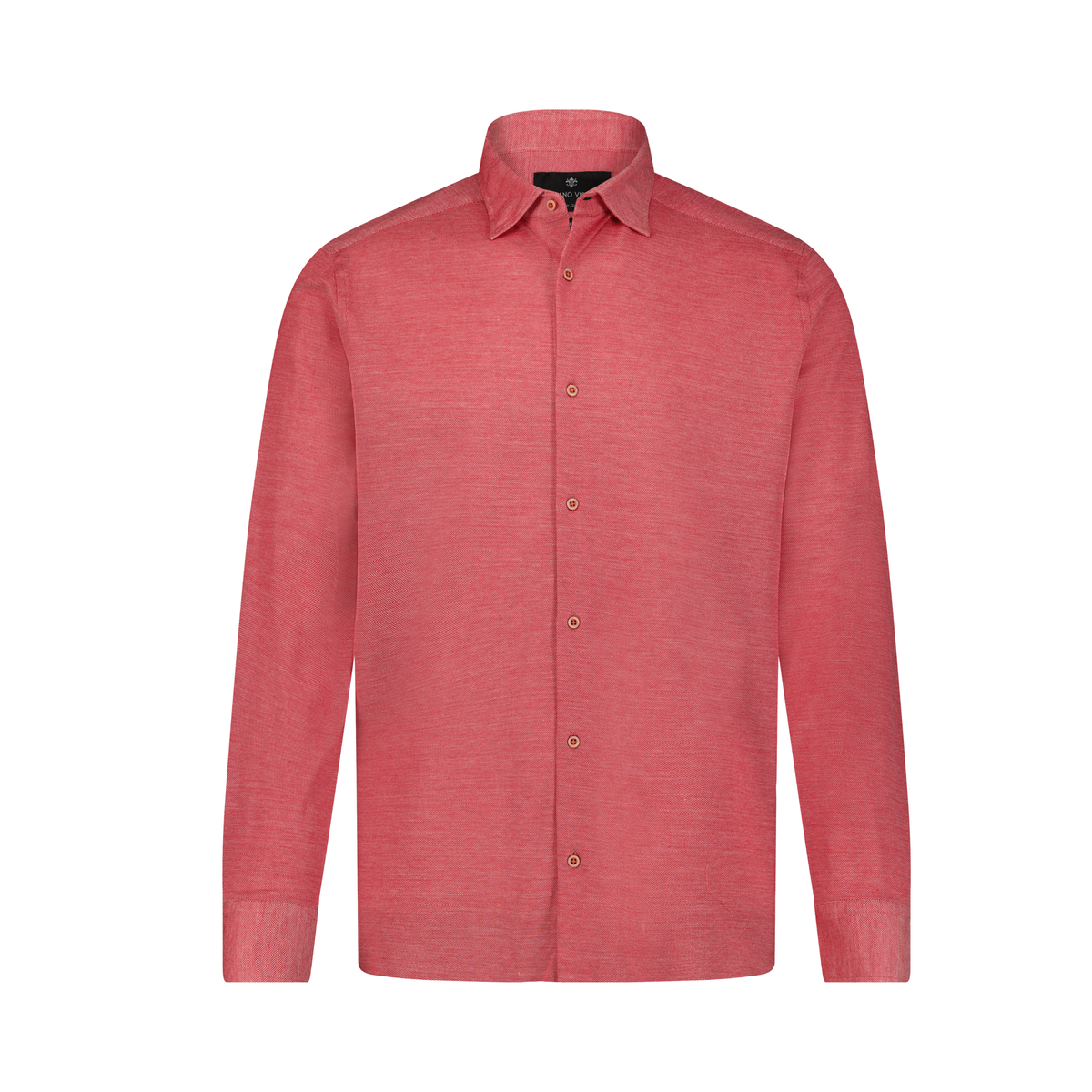 Red Knit Long Sleeve Shirt