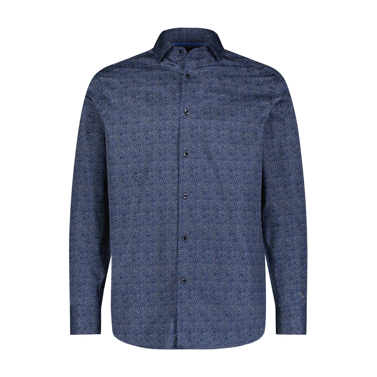 BASKET WEAVE CROSS STITCH SHIRT