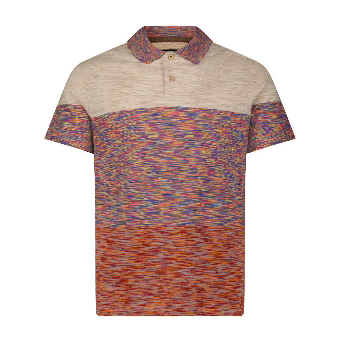 Multi Rainbow Space Dyed Polo