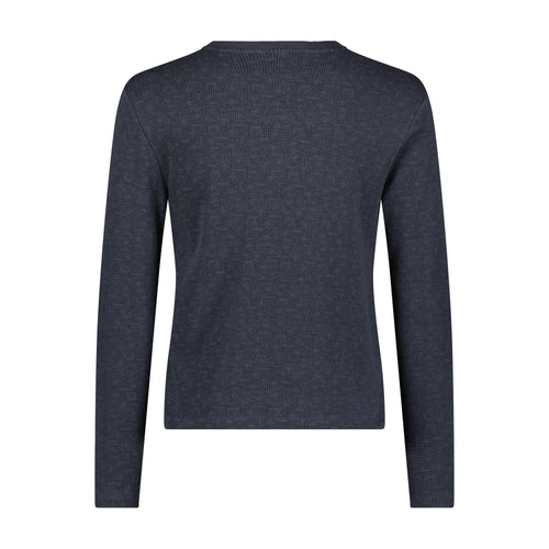 Navy Jacquard Performance Henley