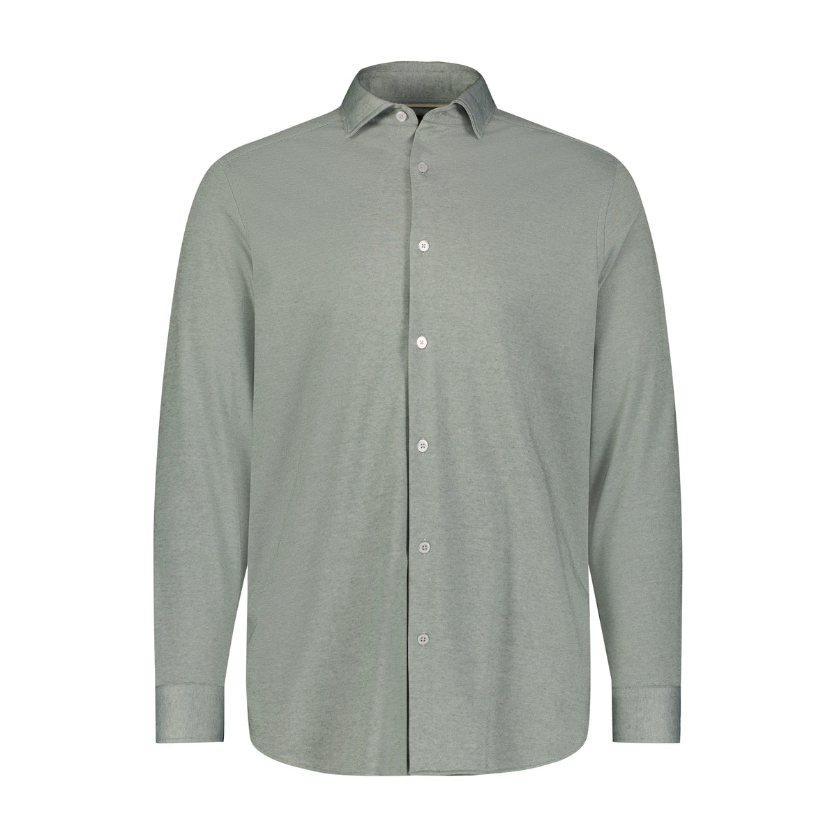 Micro Melange Knit Shirt