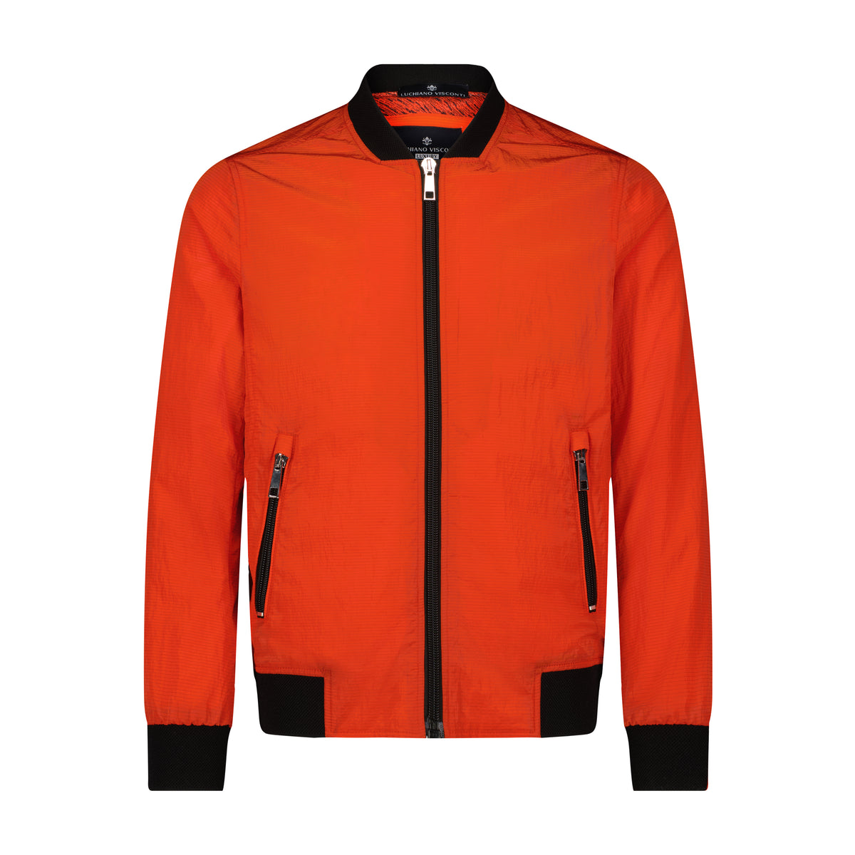 Orange Water Repellent Bomber