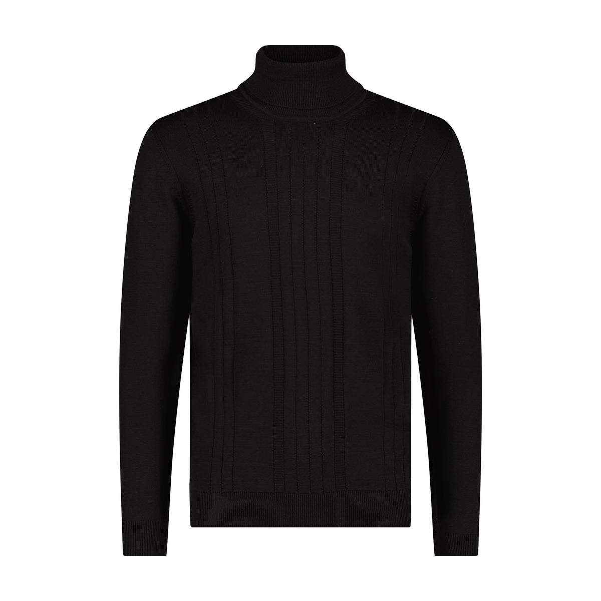 Panelled Turtleneck