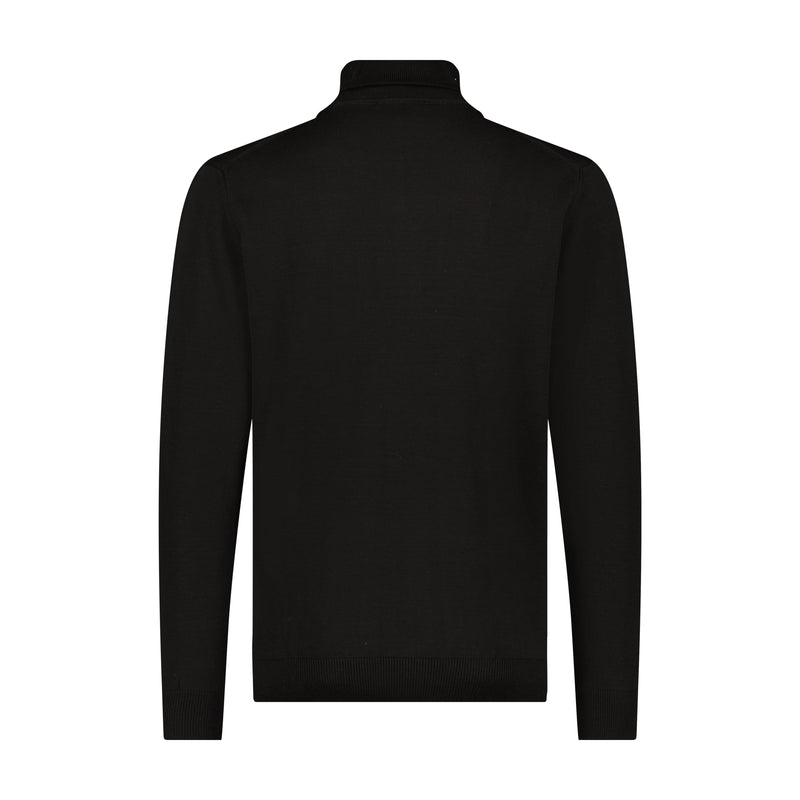 Panelled Turtleneck