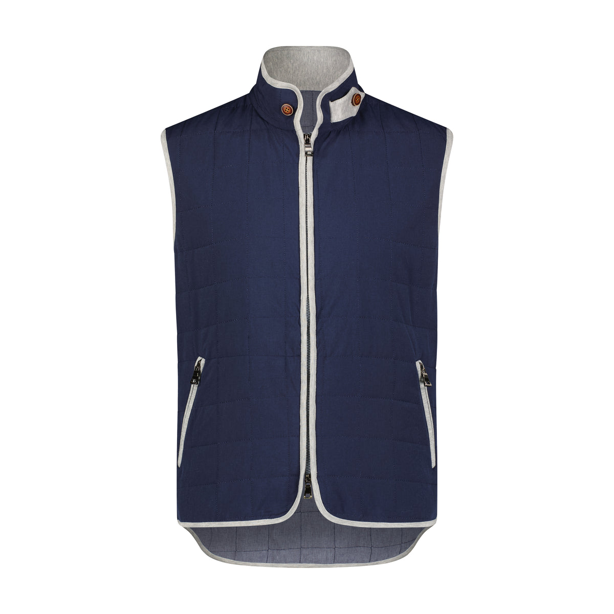 Navy Lightweight Quilted Vest