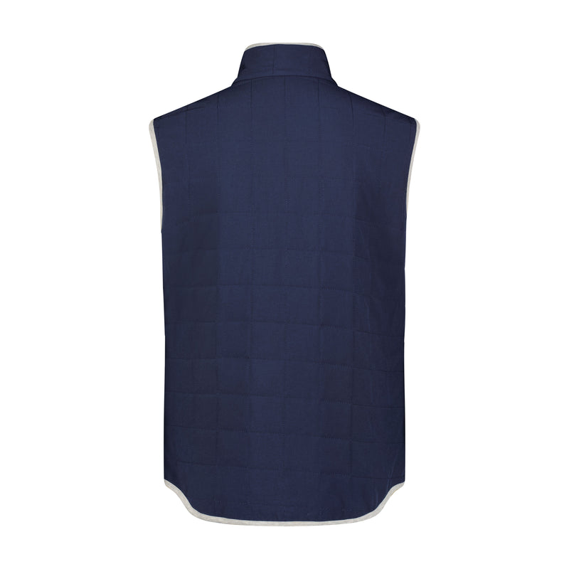 Navy Lightweight Quilted Vest