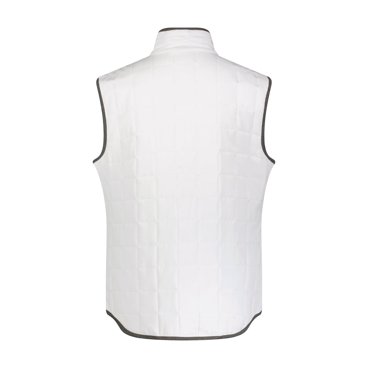 White Lightweight Quilted Vest