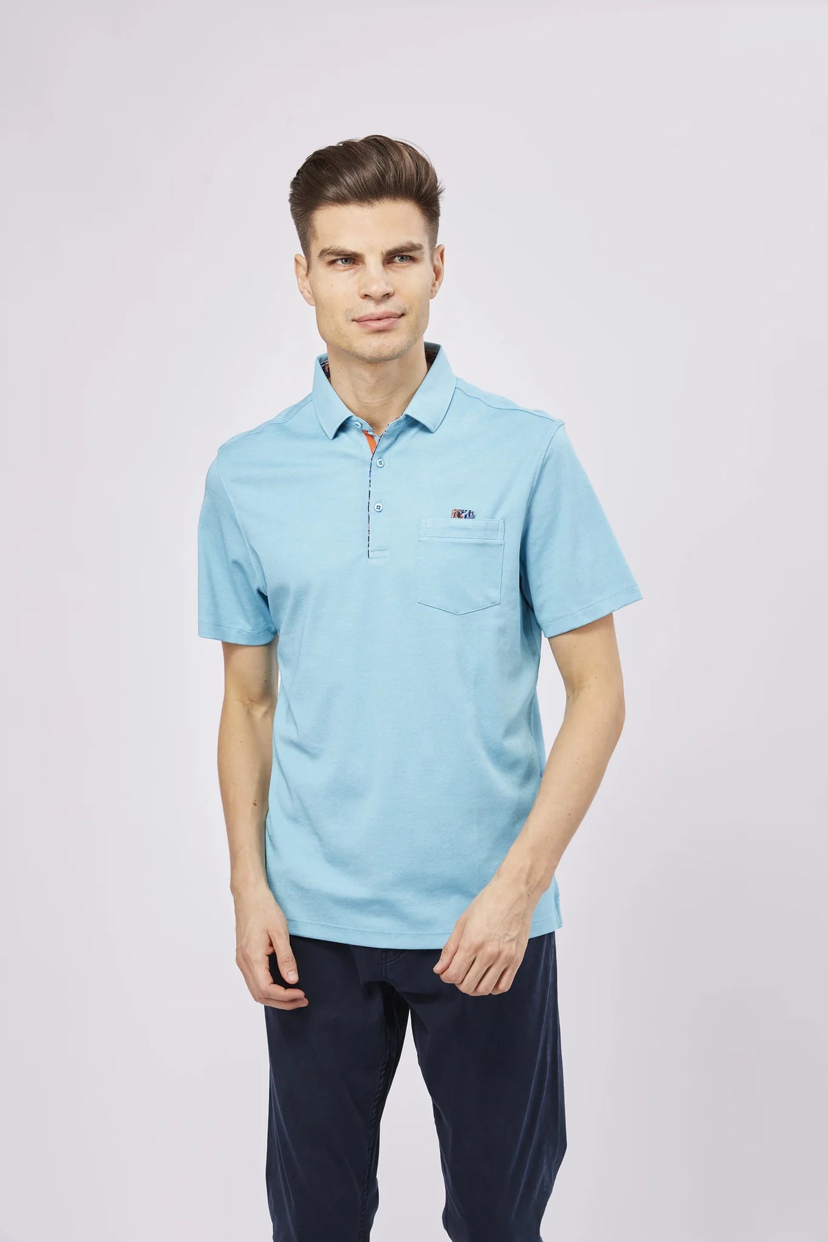 Max Colton Turquoise Polo