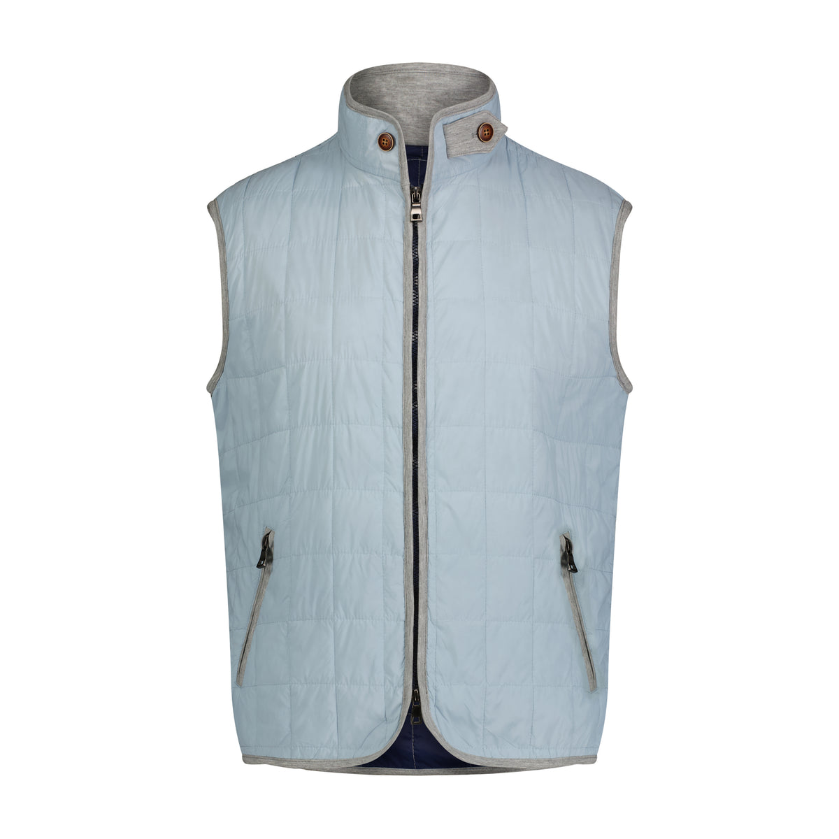 Sky Blue Lightweight Quilted Vest