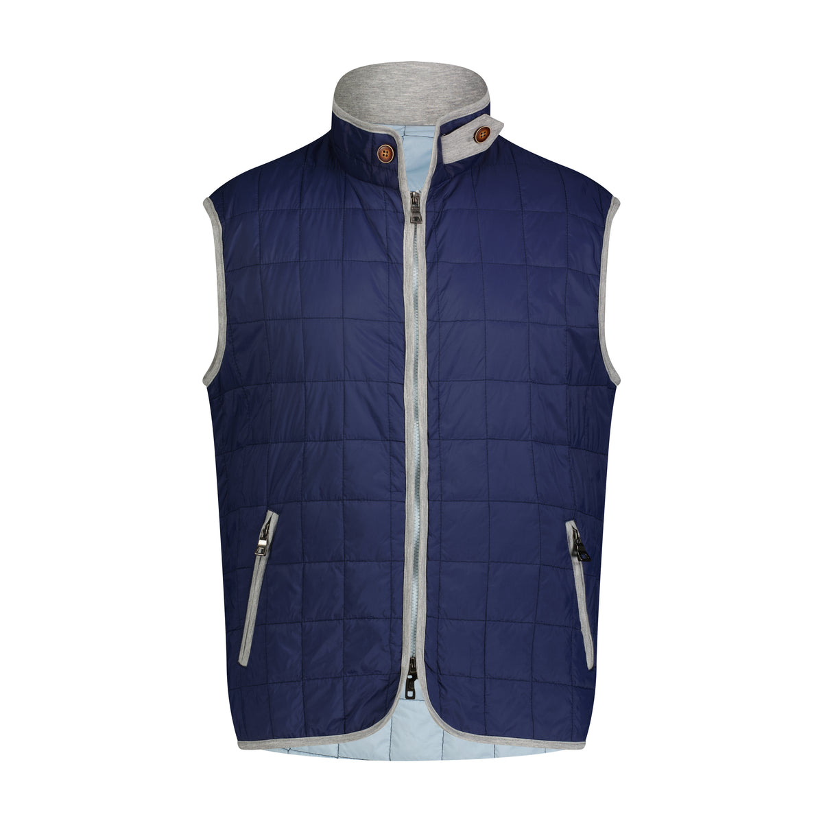 Navy Lightweight Quilted Vest