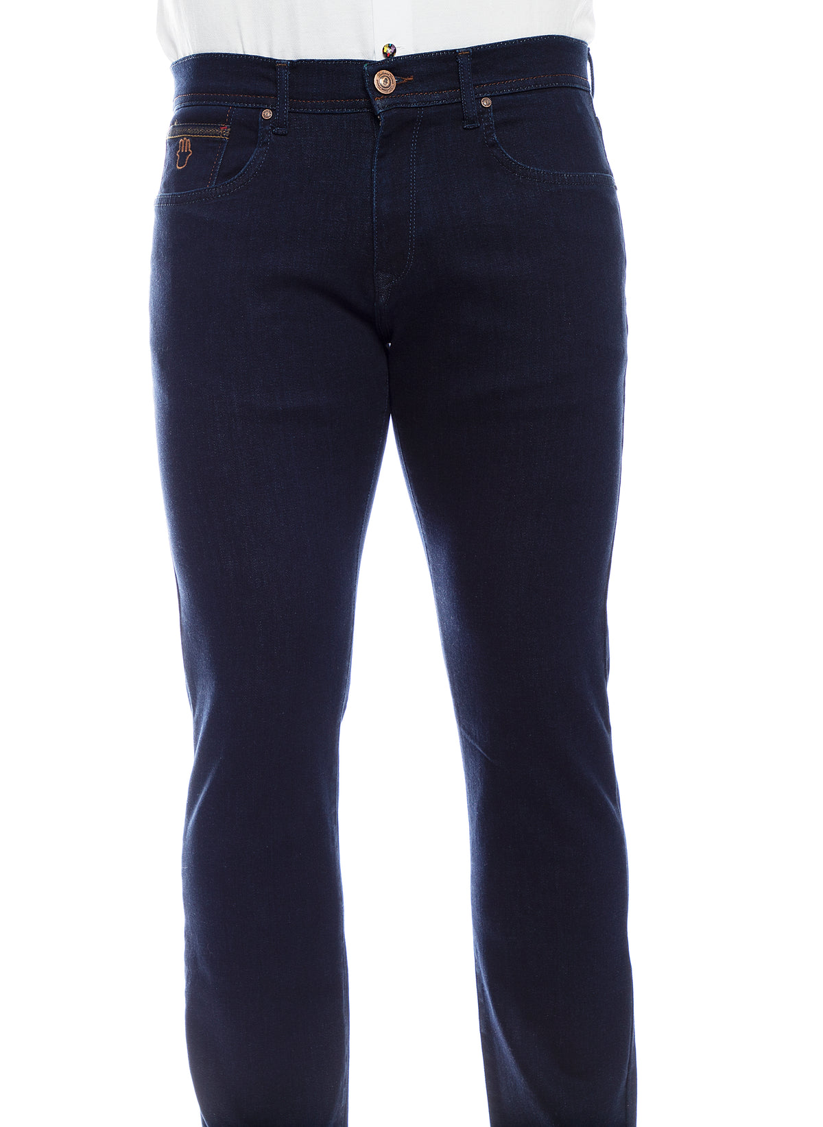 Dark Navy Blue Denim Jeans