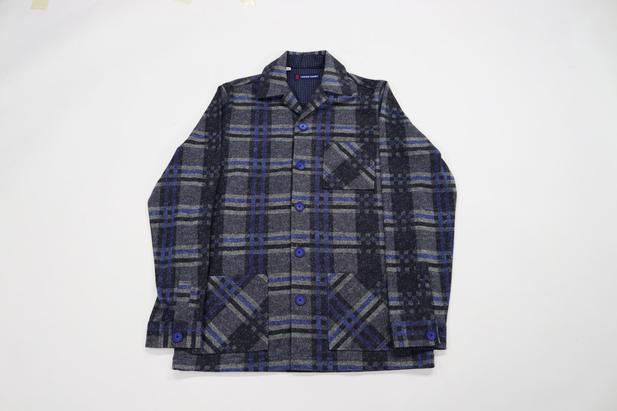 Royal Blue Plaid Shacket